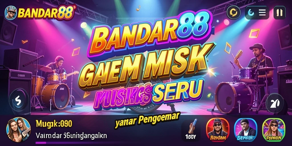 Tampilan screenshot BANDAR88 menampilkan antarmuka aplikasi musik yang menarik.