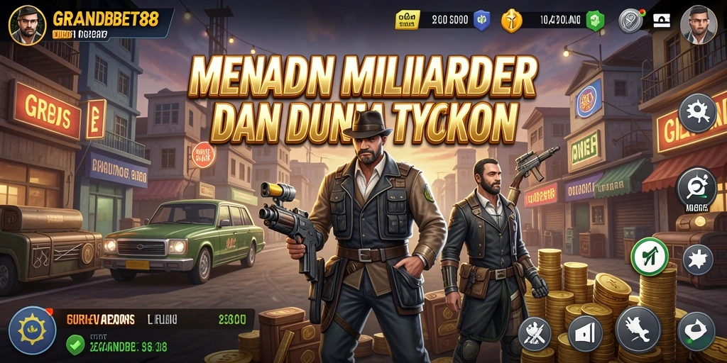 Tampilan permainan Tycoon yang menarik dan interaktif di GRANDBET88.