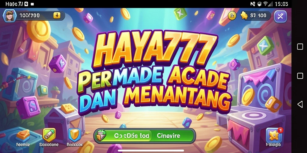 Tampilan gameplay menampilkan aksi seru dalam permainan Arcade.