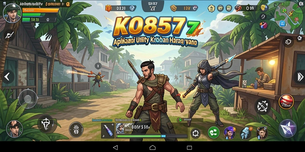 Tampilan aplikasi KO857 dengan fitur Utility yang lengkap.