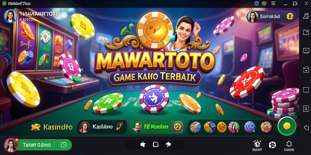 Screenshot gameplay MAWARTOTO yang menampilkan suasana permainan Kasino yang intens.