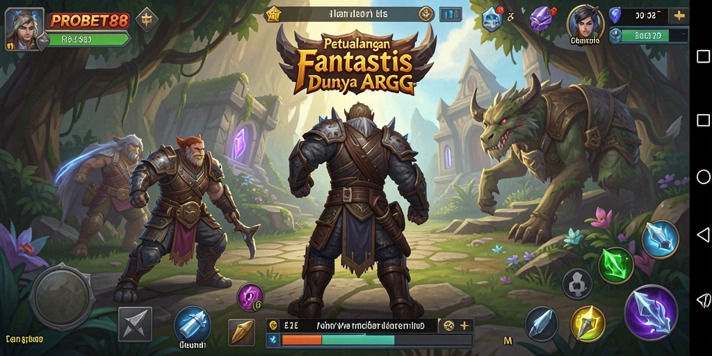 Screenshot gameplay PROBET88 menampilkan aksi seru dalam petualangan ARPG.