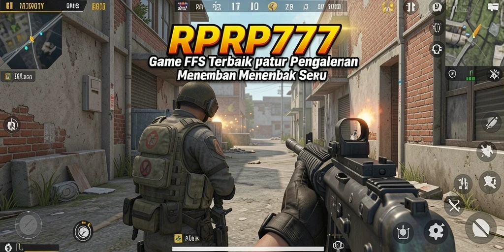 Tampilan gameplay memukau dalam RPRP777 yang menegangkan.