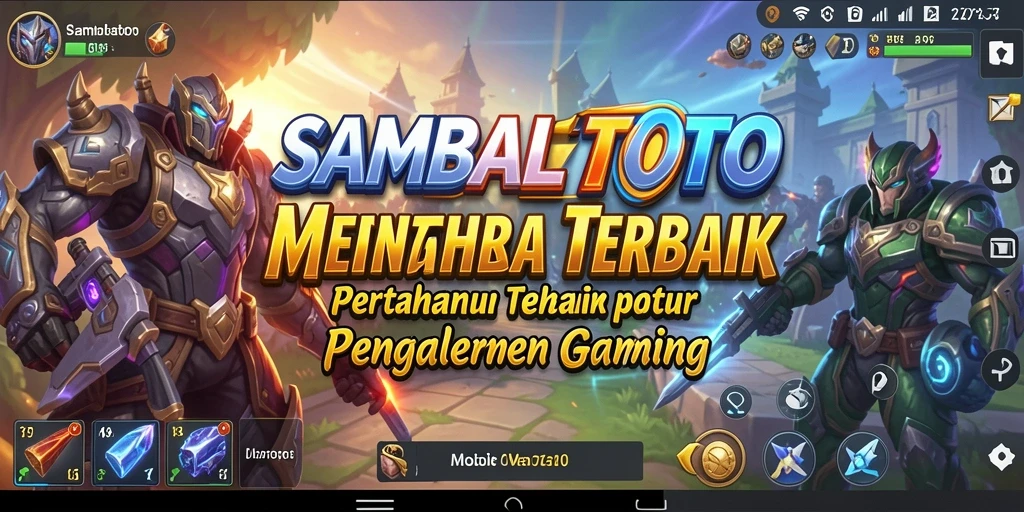 Tangkapan layar utama SAMBALTOTO menunjukkan aksi mempertahankan menara yang intens.