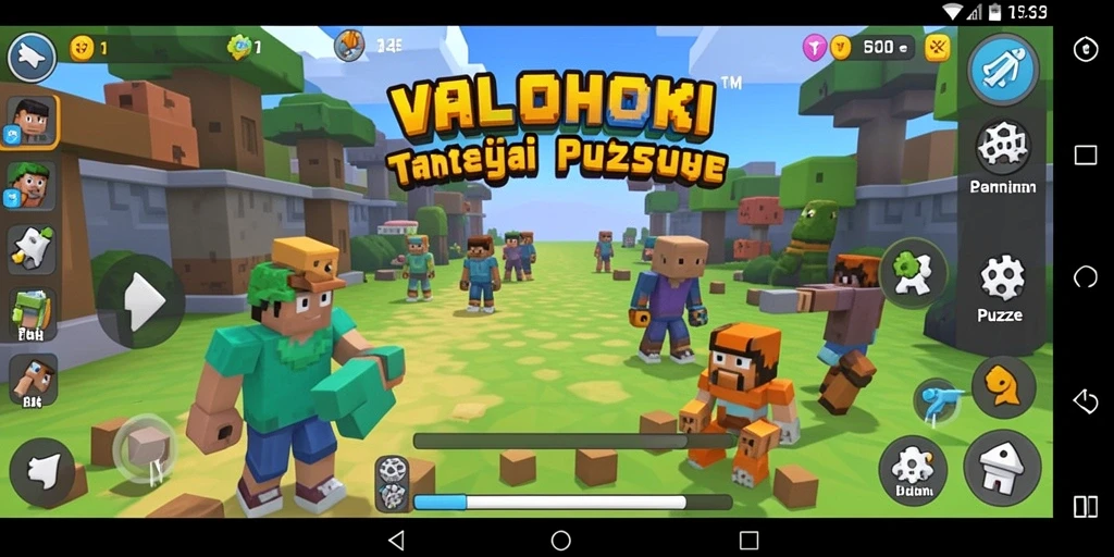 Gameplay VALOHOKI yang mendebarkan dan penuh tantangan.